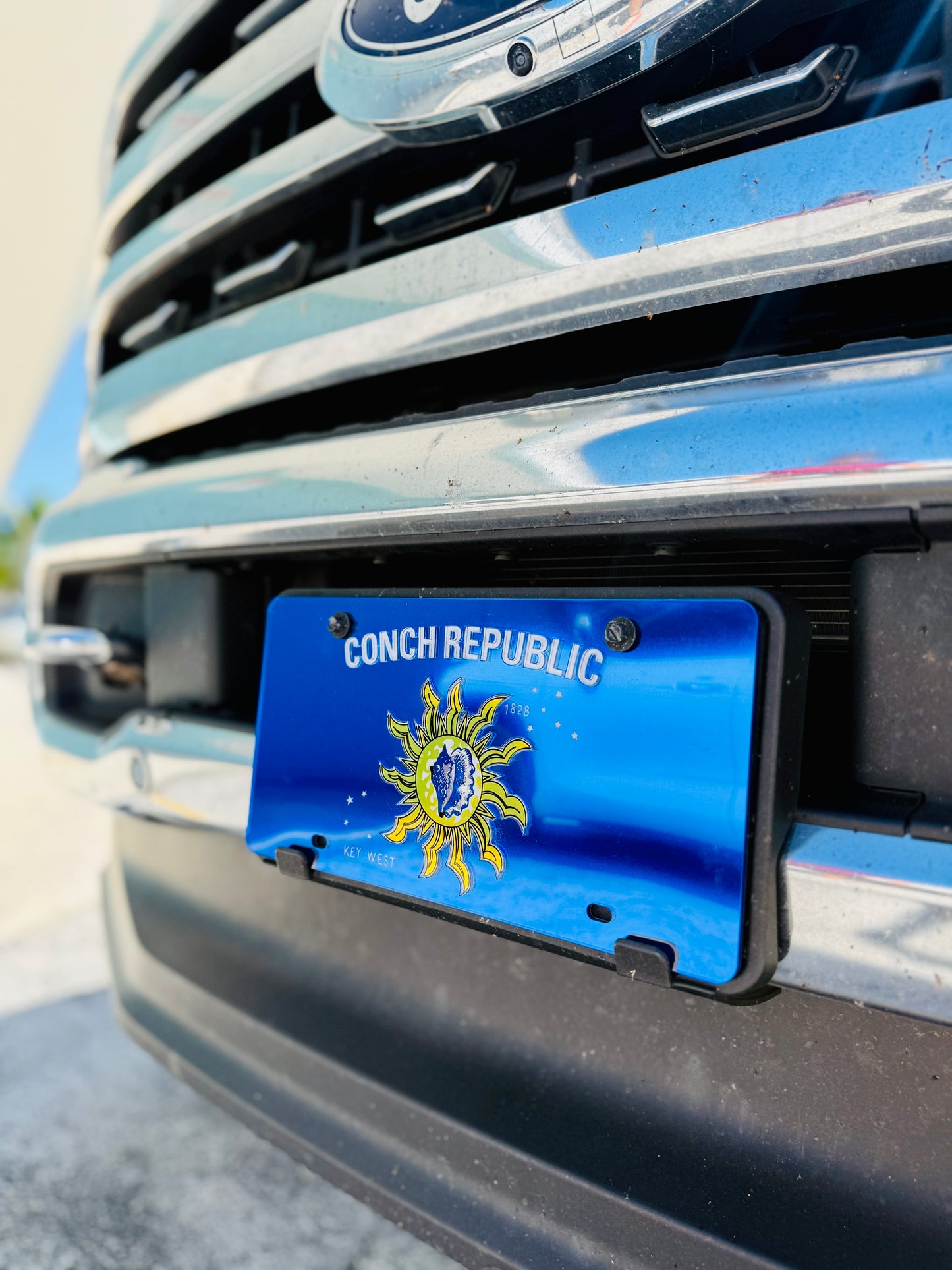 KW License Plate - Conch Republic