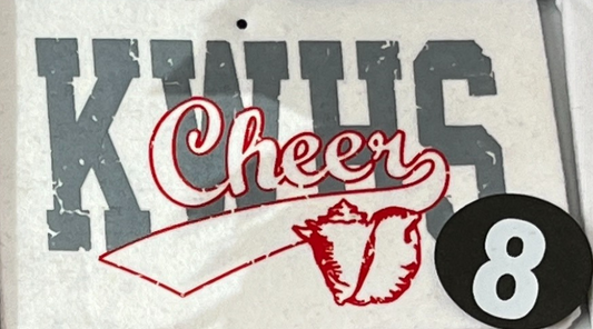 Adult - Cheer #8 T-Shirt or Dri-Fit