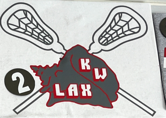 Adult - Lacrosse #2 T-Shirt or Dri-Fit