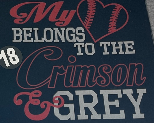 Adult - Baseball #18 T-Shirt or Dri-Fit