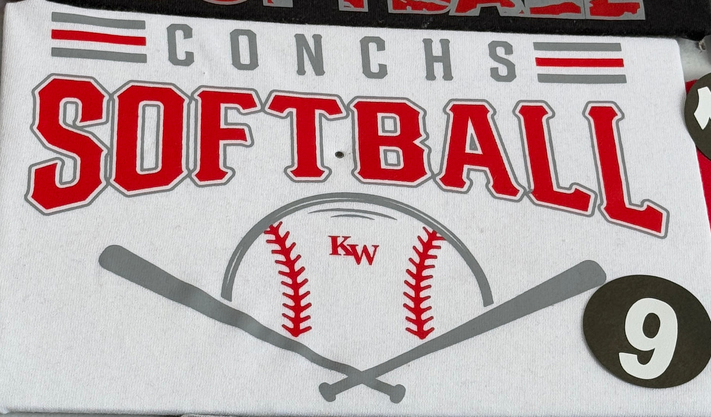 Ladies - Softball #9 T-Shirt or Dri-Fit